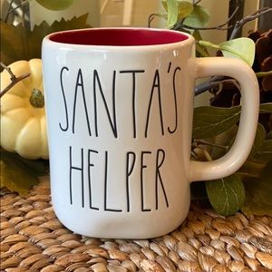 Rae Dunn “ SANTA’S HELPER” Mug